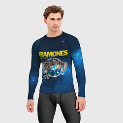 Рашгард мужской Ramones Road to ruin, цвет: 3D-принт — фото 2