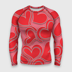 Рашгард мужской Love hearts, цвет: 3D-принт