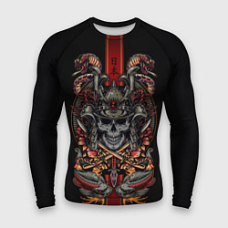 Мужской рашгард Samurai skull