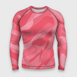 Рашгард мужской Pink military, цвет: 3D-принт