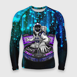 Рашгард мужской Space DJ - neon starfall, цвет: 3D-принт
