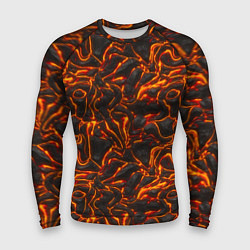 Рашгард мужской Огненная лава, цвет: 3D-принт