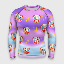 Рашгард мужской Узор с Клоунами, цвет: 3D-принт