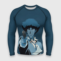 Рашгард мужской Spike Spiegel blue, цвет: 3D-принт