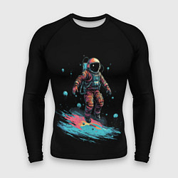 Рашгард мужской Летящий космонавт, цвет: 3D-принт