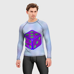 Рашгард мужской Игральный кубик, цвет: 3D-принт — фото 2