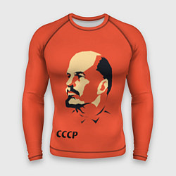 Рашгард мужской СССР Ленин жив, цвет: 3D-принт