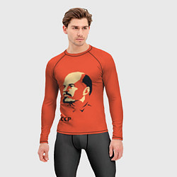 Рашгард мужской СССР Ленин жив, цвет: 3D-принт — фото 2