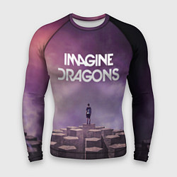 Рашгард мужской Imagine Dragons обложка альбома Night Visions, цвет: 3D-принт
