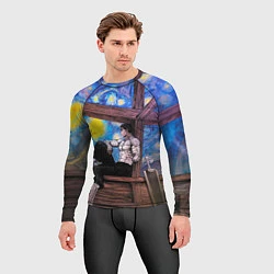 Рашгард мужской Берсерк и небо Ван Гога, цвет: 3D-принт — фото 2