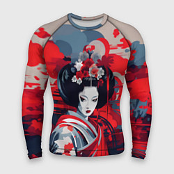 Рашгард мужской Geisha vector style, цвет: 3D-принт