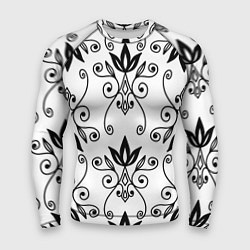 Рашгард мужской Royal Lily - pattern, цвет: 3D-принт