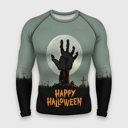 Рашгард мужской Halloween - рука мертвеца, цвет: 3D-принт
