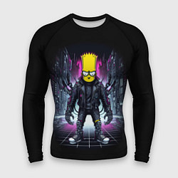 Рашгард мужской Cool Bart Simpson - cyberpunk - ai art, цвет: 3D-принт