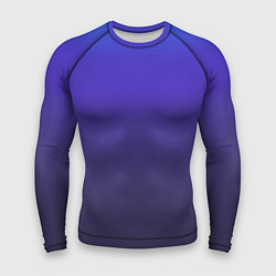 Рашгард мужской Градиент фиолетово голубой, цвет: 3D-принт