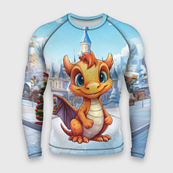 Рашгард мужской Маленький элемент зимнего чуда, цвет: 3D-принт