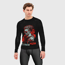 Рашгард мужской Cyberpunk man, цвет: 3D-принт — фото 2