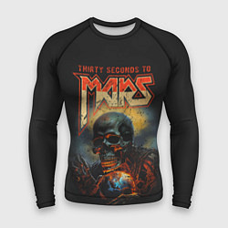 Рашгард мужской Thirty seconds to mars skull, цвет: 3D-принт