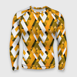 Мужской рашгард White and yellow shapes