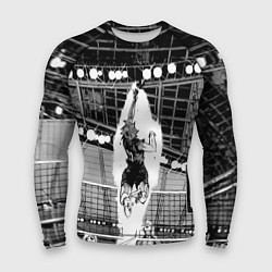 Рашгард мужской Хината Шое взлетает, цвет: 3D-принт