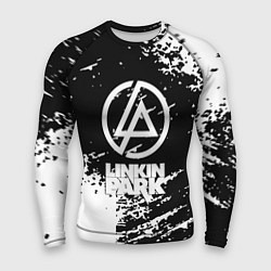 Рашгард мужской Linkin park logo краски текстура, цвет: 3D-принт