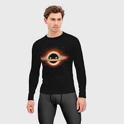 Рашгард мужской Угрюмая черная дыра, цвет: 3D-принт — фото 2