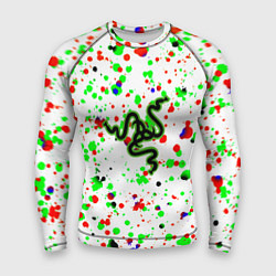 Мужской рашгард Razer краски абстрактные