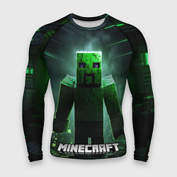 Рашгард мужской Minecraft зеленый злой персонаж, цвет: 3D-принт