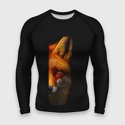 Рашгард мужской Морда рыжей лисы, цвет: 3D-принт