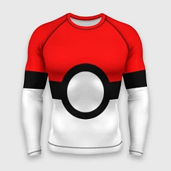 Рашгард мужской Pokeball texture, цвет: 3D-принт