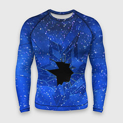 Рашгард мужской Расколотое стекло - звездное небо, цвет: 3D-принт