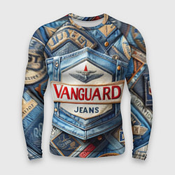 Мужской рашгард Vanguard denim patchwork - ai art