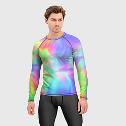 Рашгард мужской Яркий тай-дай абстракция, цвет: 3D-принт — фото 2