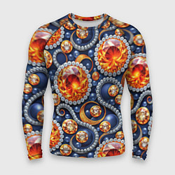 Мужской рашгард Ювелирные украшение с золотом и бриллиантом паттер