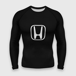 Рашгард мужской Honda white logo, цвет: 3D-принт