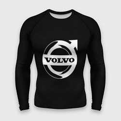 Мужской рашгард Volvo white logo