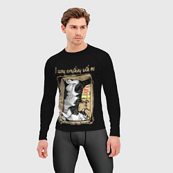 Рашгард мужской Всё своё ношу с собой, цвет: 3D-принт — фото 2
