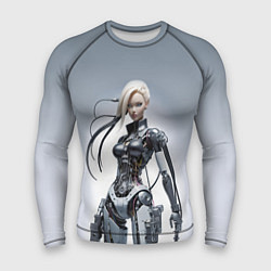 Рашгард мужской Barbie - cyber warrior, цвет: 3D-принт
