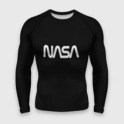 Мужской рашгард Nasa white logo