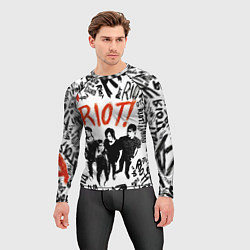 Рашгард мужской Paramore - riot, цвет: 3D-принт — фото 2
