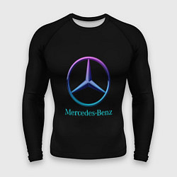 Мужской рашгард Mercedes neon logo