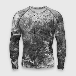 Рашгард мужской Абстракция - серый дым, цвет: 3D-принт