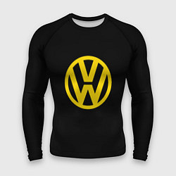 Мужской рашгард Volkswagen logo yellow