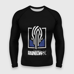 Рашгард мужской Rainbow six siege logo, цвет: 3D-принт
