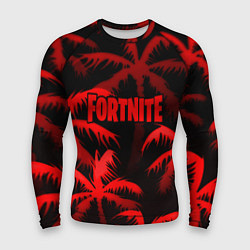 Мужской рашгард Fortnite tropic red