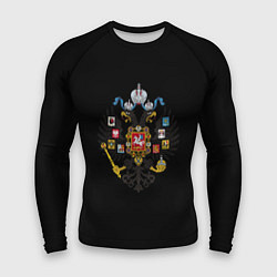 Рашгард мужской Имперский герб России, цвет: 3D-принт