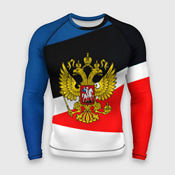Мужской рашгард Спортивная геометрия герб