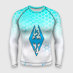 Рашгард мужской The elder scrolls hexagon, цвет: 3D-принт
