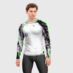 Рашгард мужской Vrising глитч краски, цвет: 3D-принт — фото 2