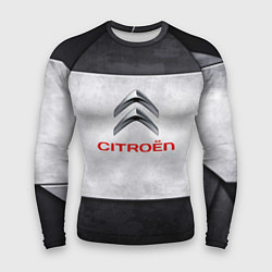 Рашгард мужской Citroen grey metal, цвет: 3D-принт